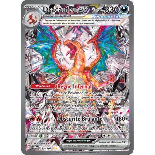 Dracaufeu-ex - 223/197 - Alternative - Flammes Obsidiennes