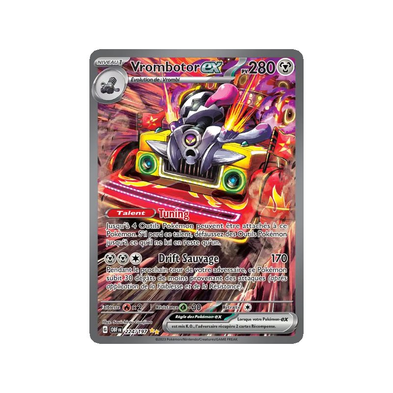 Vrombotor-ex - 224/197 - Alternative - Flammes Obsidiennes