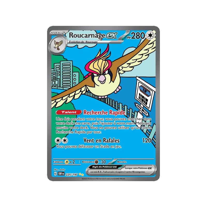 Roucarnage-ex - 225/197 - Alternative - Flammes Obsidiennes