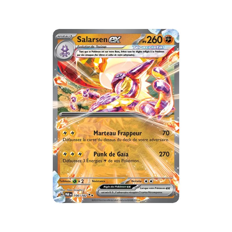 Salarsen-ex - 100/182 - EX - Faille Paradoxe
