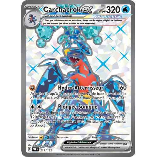 Carchacrok-ex - 219/182 - Ultra Rare - Faille Paradoxe