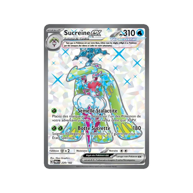 Sucreine-ex - 220/182 - Ultra Rare - Faille Paradoxe