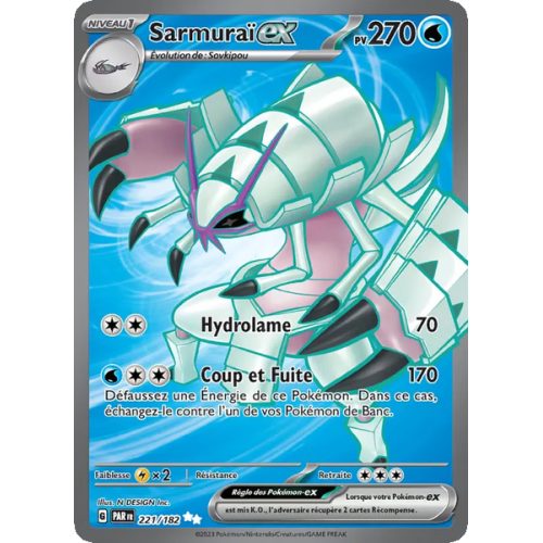 Sarmuraï-ex - 221/182 - Ultra Rare - Faille Paradoxe