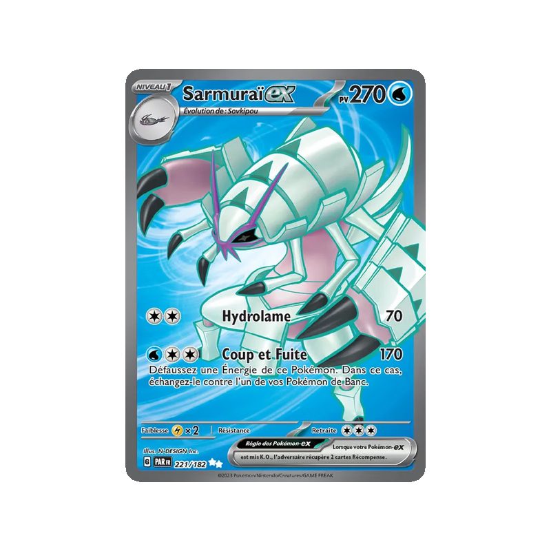 Sarmuraï-ex - 221/182 - Ultra Rare - Faille Paradoxe