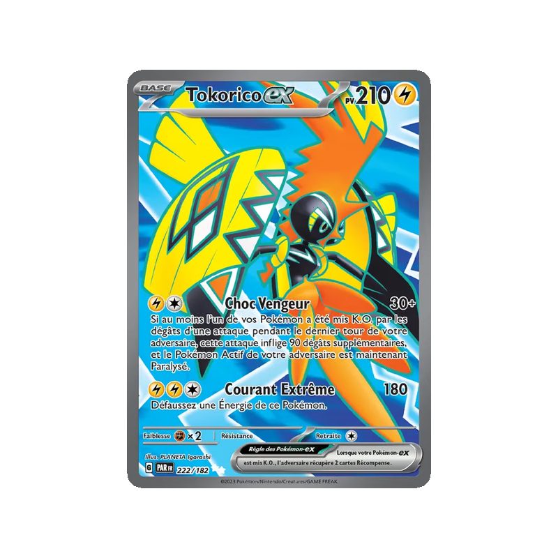 Tokorico-ex - 222/182 - Ultra Rare - Faille Paradoxe