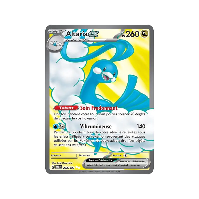 Altaria-ex - 232/182 - Ultra Rare - Faille Paradoxe