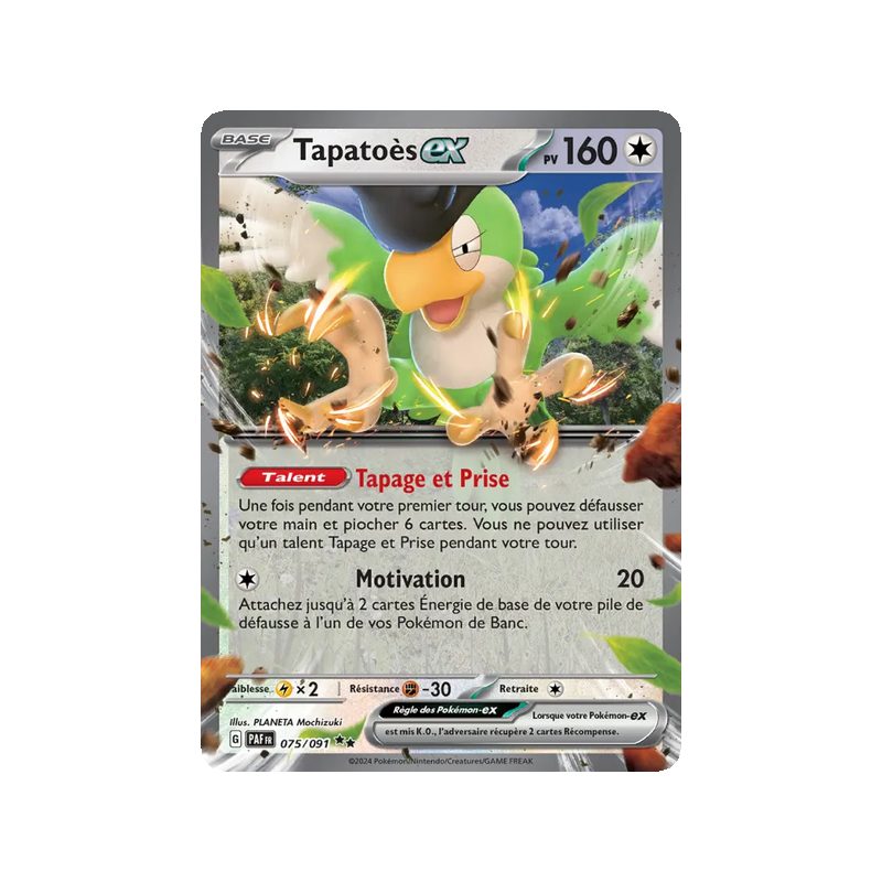 Tapatoès-ex - 075/91 - EX - Destinées de Paldea