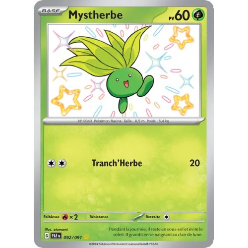 Mystherbe - 092/91 - Shiny rare - Destinées de Paldea