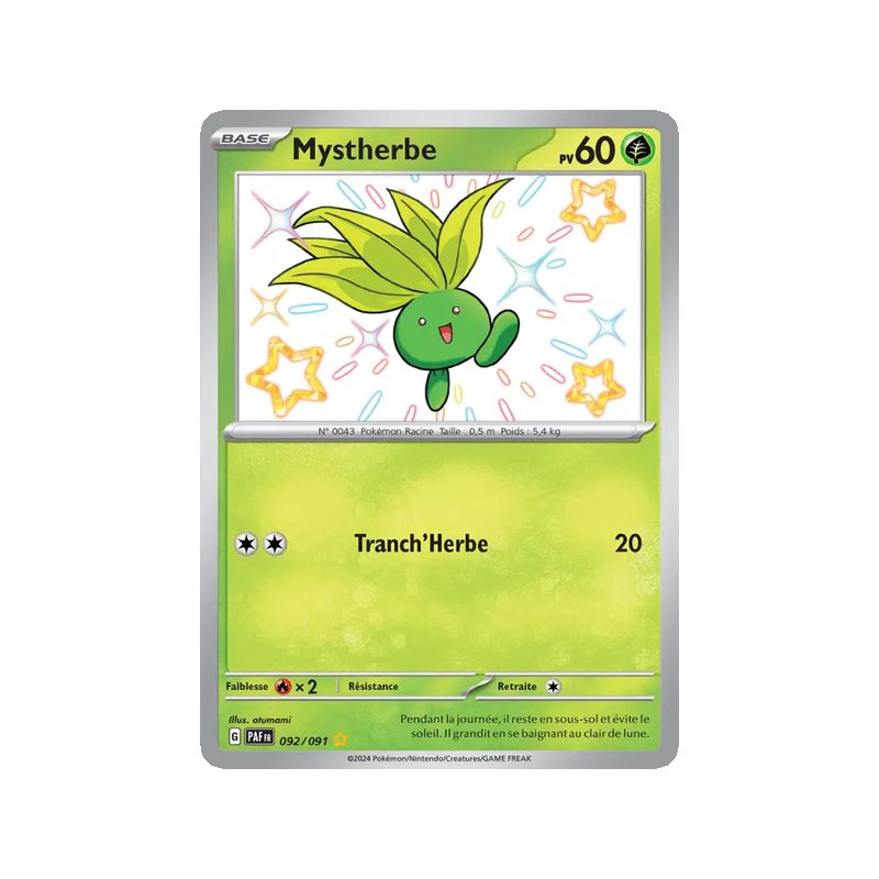 Mystherbe - 092/91 - Shiny rare - Destinées de Paldea