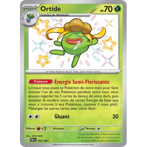 Ortide - 093/91 - Shiny rare - Destinées de Paldea