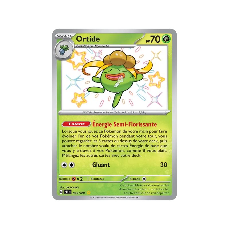 Ortide - 093/91 - Shiny rare - Destinées de Paldea