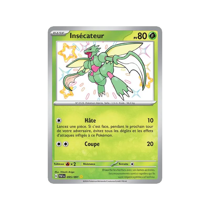 Insécateur - 095/91 - Shiny rare - Destinées de Paldea