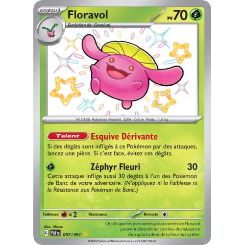 Floravol - 097/91 - Shiny rare - Destinées de Paldea