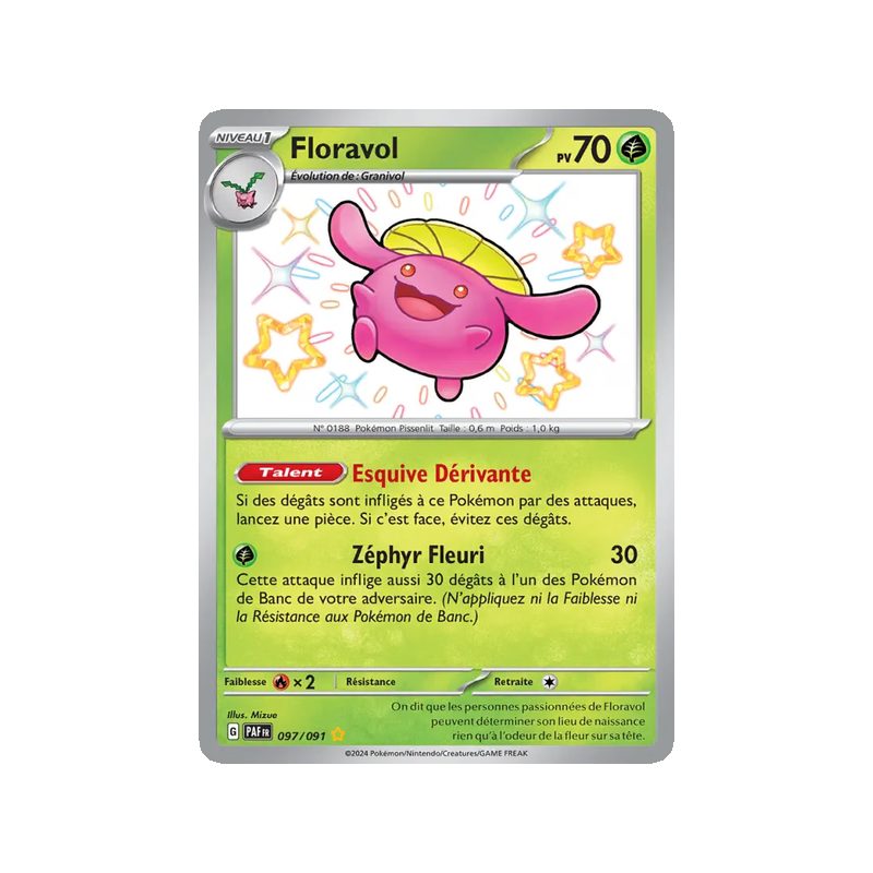 Floravol - 097/91 - Shiny rare - Destinées de Paldea