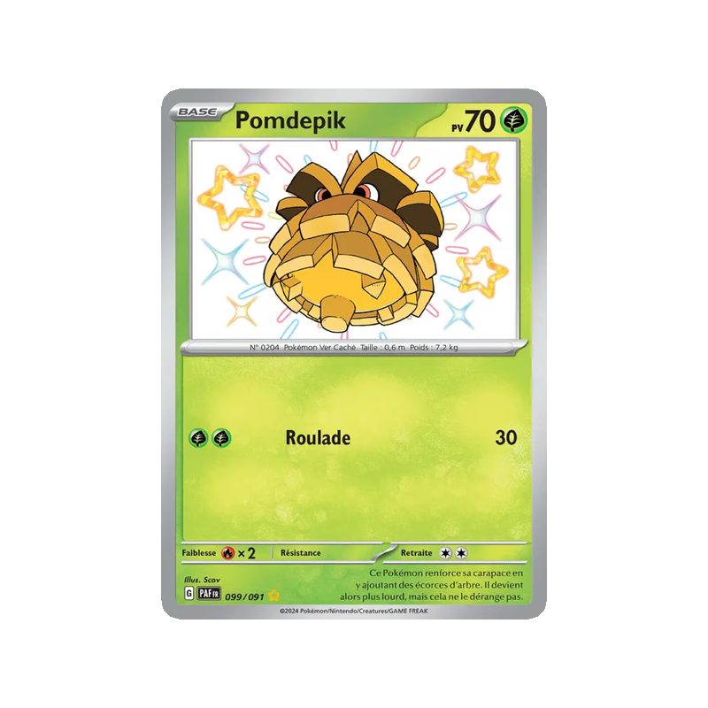 Pomdepik - 099/91 - Shiny rare - Destinées de Paldea