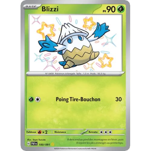 Blizzi - 100/91 - Shiny rare - Destinées de Paldea