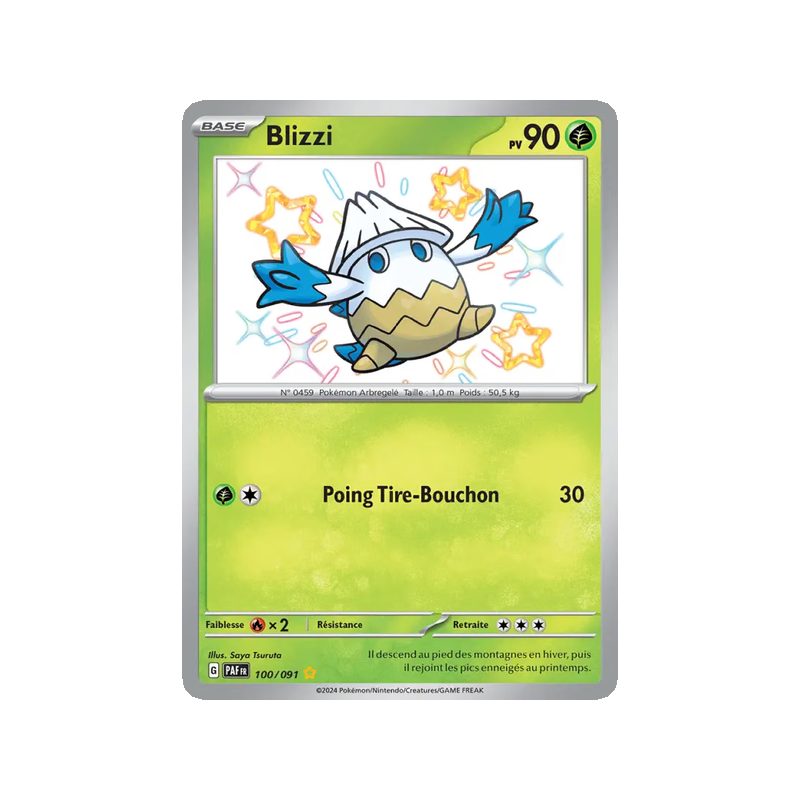 Blizzi - 100/91 - Shiny rare - Destinées de Paldea