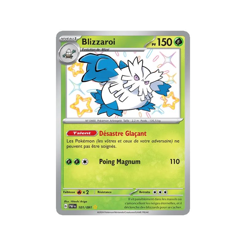 Blizzaroi - 101/91 - Shiny rare - Destinées de Paldea