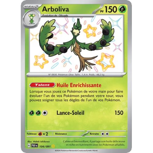 Arboliva - 104/91 - Shiny rare - Destinées de Paldea