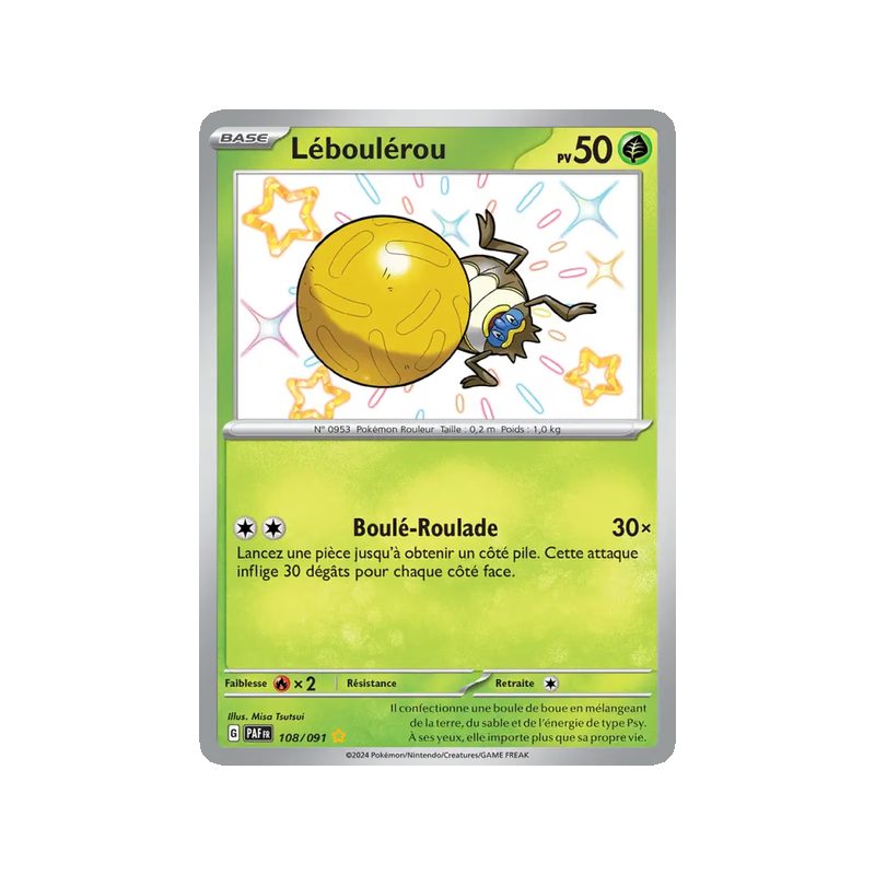 Léboulérou - 108/91 - Shiny rare - Destinées de Paldea