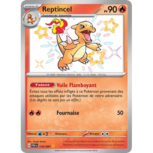 Reptincel - 110/91 - Shiny rare - Destinées de Paldea
