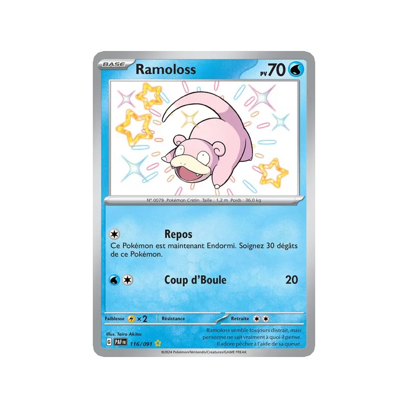 Ramoloss - 116/91 - Shiny rare - Destinées de Paldea
