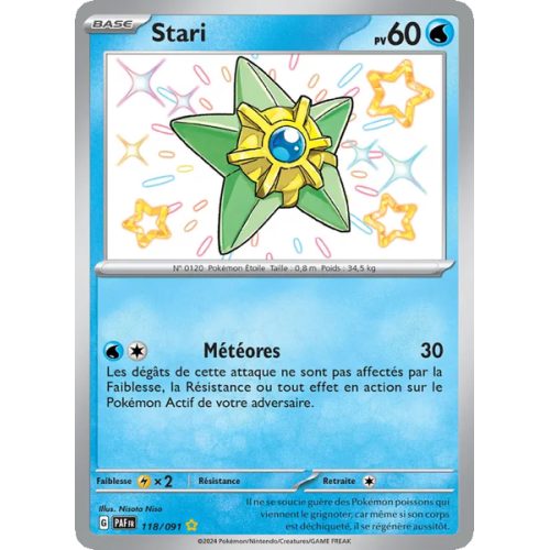 Stari - 118/91 - Shiny rare - Destinées de Paldea