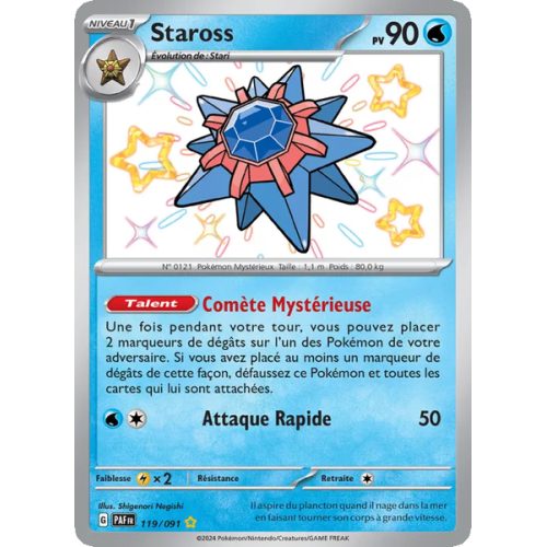 Staross - 119/91 - Shiny rare - Destinées de Paldea