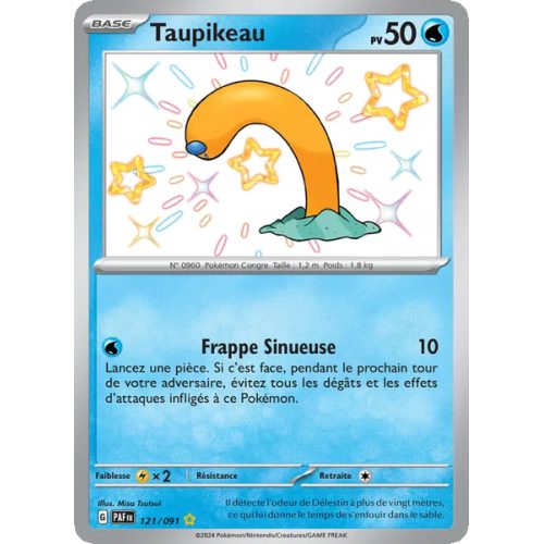 Taupikeau - 121/91 - Shiny rare - Destinées de Paldea