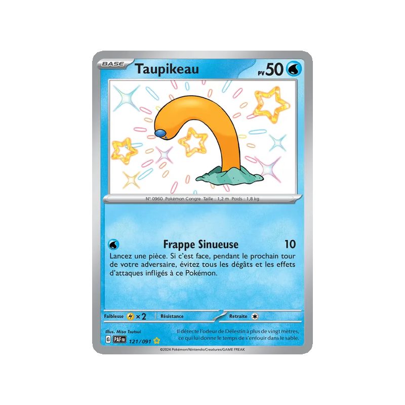 Taupikeau - 121/91 - Shiny rare - Destinées de Paldea