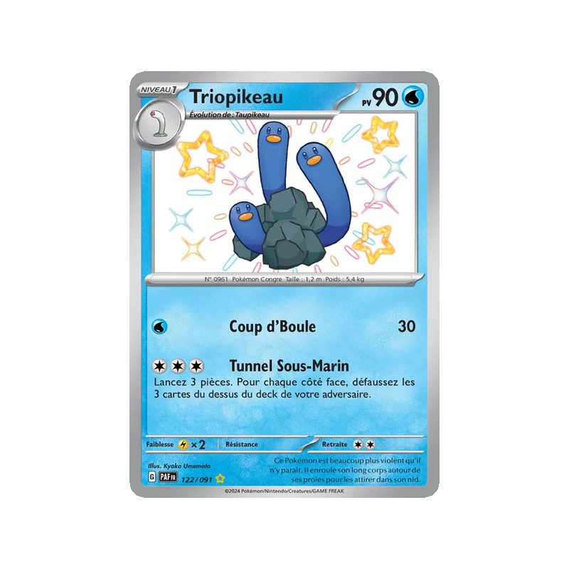 Triopikeau - 122/91 - Shiny rare - Destinées de Paldea
