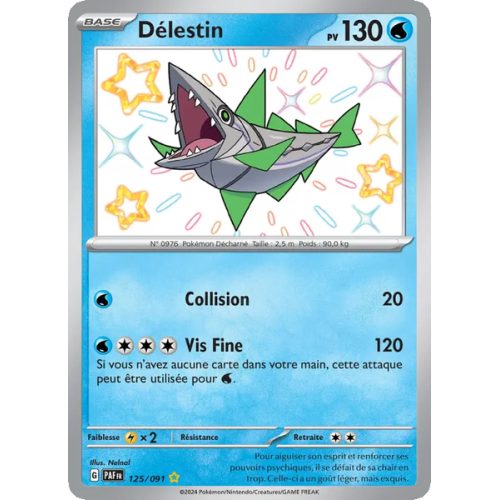 Délestin - 125/91 - Shiny rare - Destinées de Paldea