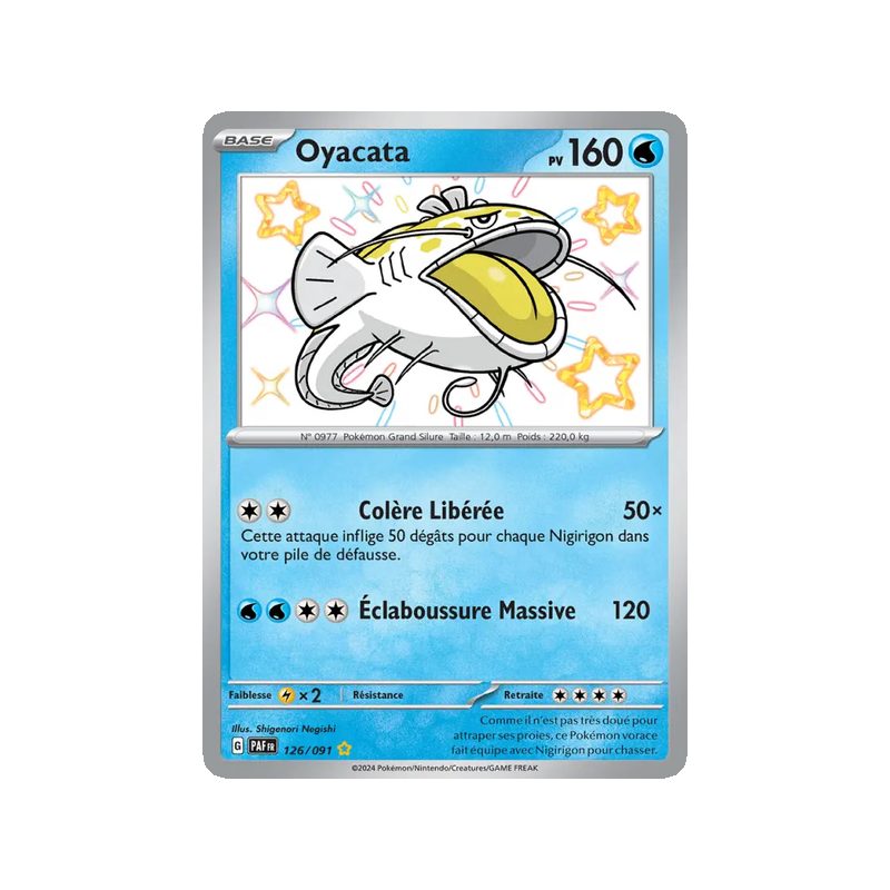 Oyacata - 126/91 - Shiny rare - Destinées de Paldea