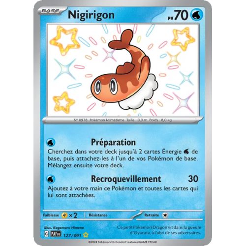 Nigirigon - 127/91 - Shiny rare - Destinées de Paldea