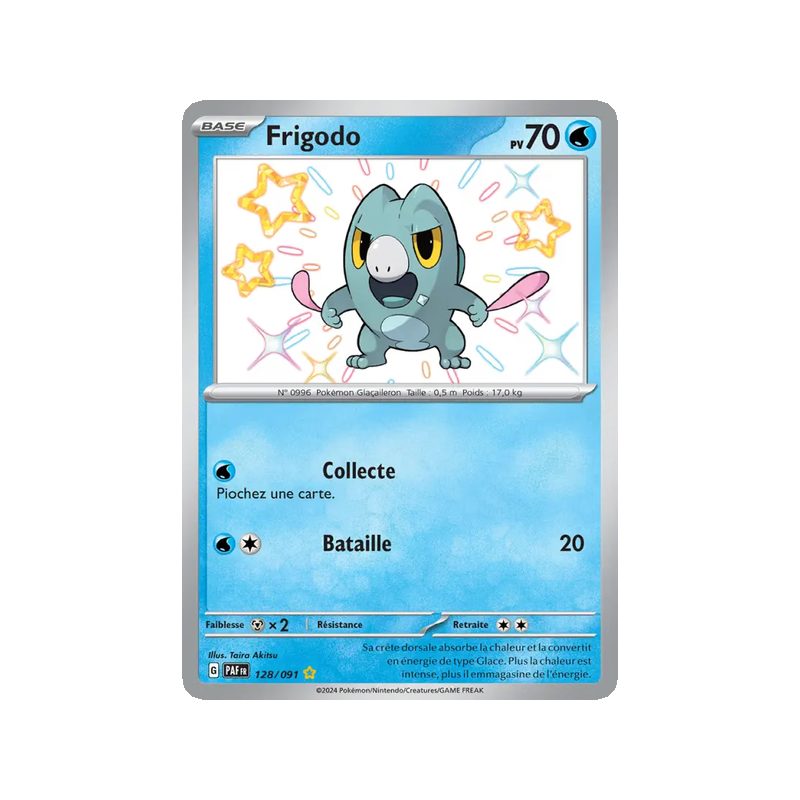 Frigodo - 128/91 - Shiny rare - Destinées de Paldea