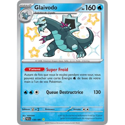 Glaivodo - 130/91 - Shiny rare - Destinées de Paldea