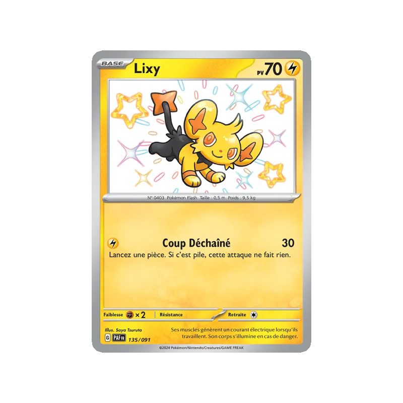 Lixy - 135/91 - Shiny rare - Destinées de Paldea