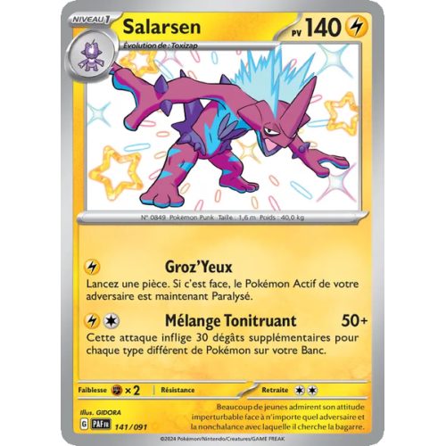 Salarsen - 141/91 - Shiny rare - Destinées de Paldea