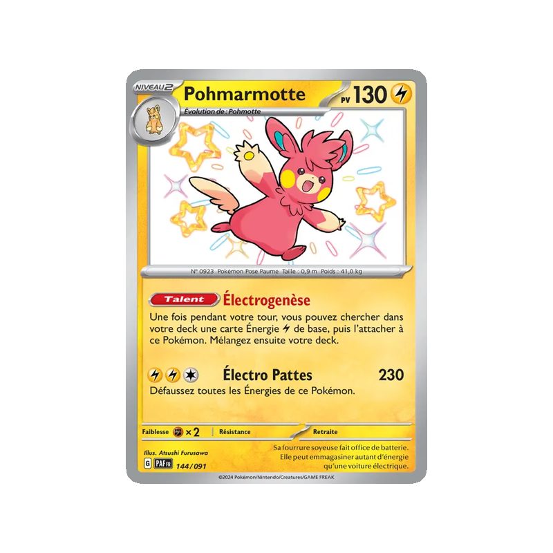 Pohmarmotte - 144/91 - Shiny rare - Destinées de Paldea