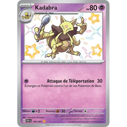 Kadabra - 149/91 - Shiny rare - Destinées de Paldea