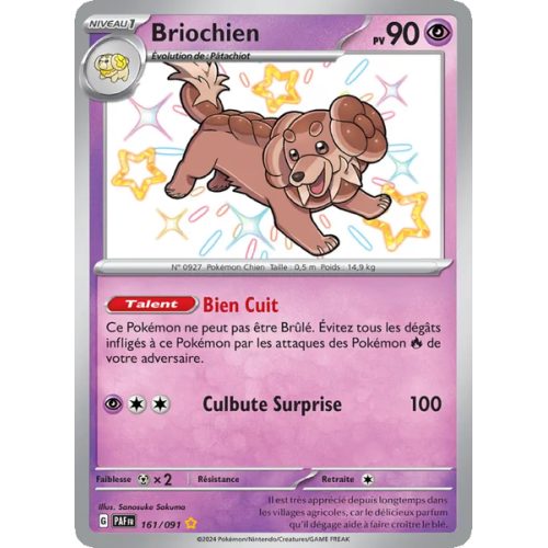 Briochien - 161/91 - Shiny rare - Destinées de Paldea