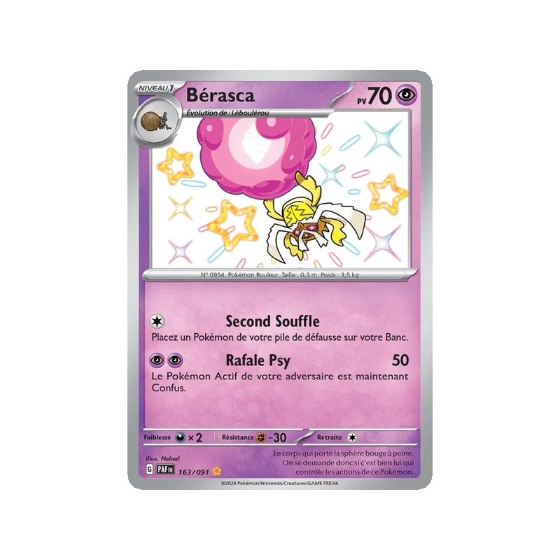 Bérasca - 163/91 - Shiny rare - Destinées de Paldea