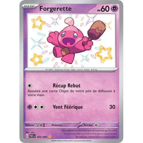 Forgerette - 165/91 - Shiny rare - Destinées de Paldea