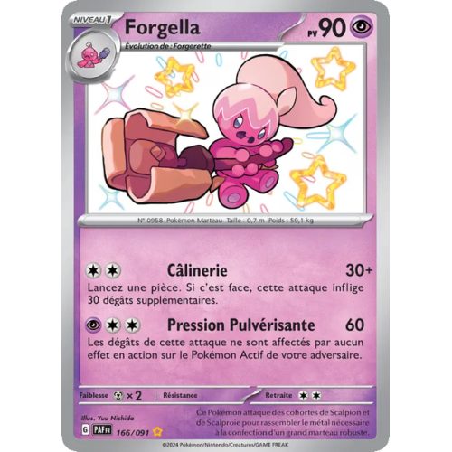 Forgella - 166/91 - Shiny rare - Destinées de Paldea