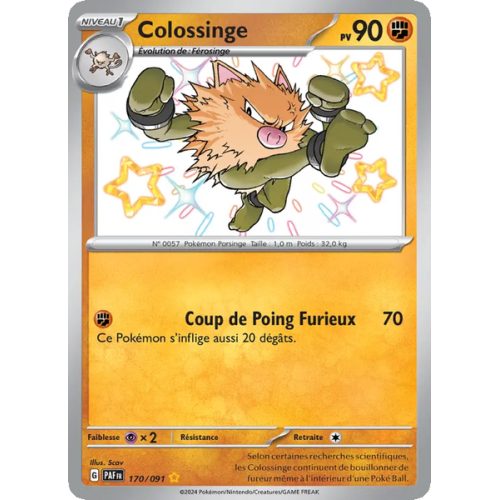 Colossinge - 170/91 - Shiny rare - Destinées de Paldea