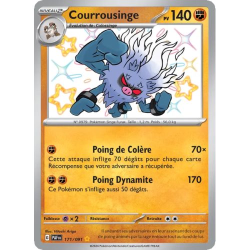 Courrousinge - 171/91 - Shiny rare - Destinées de Paldea