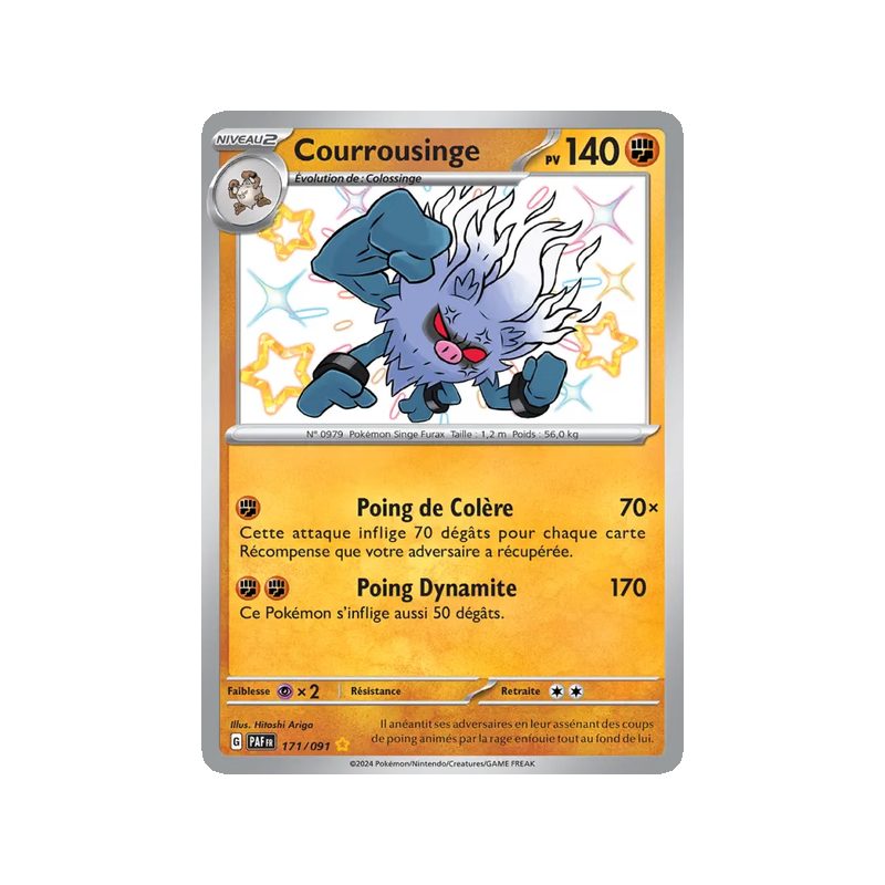 Courrousinge - 171/91 - Shiny rare - Destinées de Paldea
