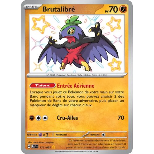Brutalibré - 175/91 - Shiny rare - Destinées de Paldea