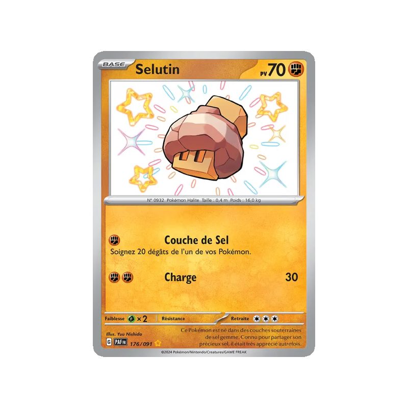 Selutin - 176/91 - Shiny rare - Destinées de Paldea