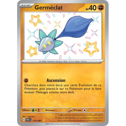 Germéclat - 179/91 - Shiny rare - Destinées de Paldea